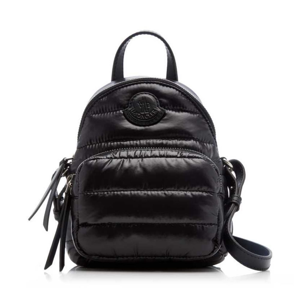 NWT 🏷️Moncler Kilia Small Mini Nylon Backpack Crossbody Bag in Black MSRP $600